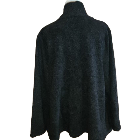 NWT Maurices Black Cowl Neck Cross Front Sweater Size 2X Super Soft & Unique - Picture 10 of 10